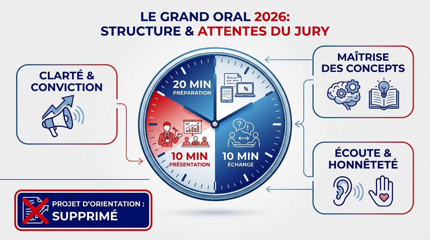 Structure et attentes du jury pour le Grand oral 2026
