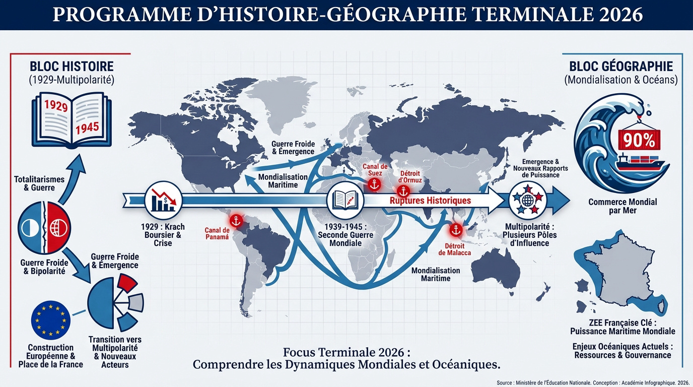 Fiches bac Histoire Géographie tronc commun