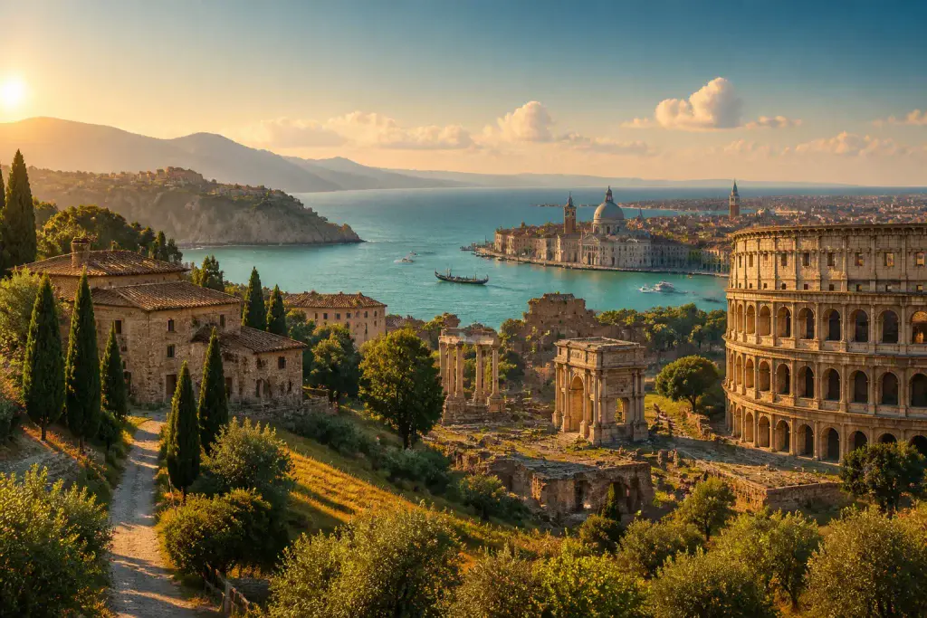 Italie un reve de paysages et dhistoire